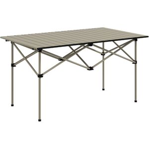 Outsunny Aluminium Folding Picnic Table, Lightweight, Portable with Roll Up Top and Carry Bag for Outdoor Adventures, Cooking, Hiking Aosom UK