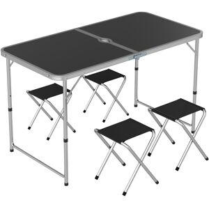 Outsunny Four-Person Foldable Aluminium Picnic Set Outsunny Four-Person Foldable Aluminium Picnic Set