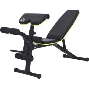 HOMCOM Multi-Functional Dumbbell Weight Bench Adjustable Sit-Up Stand For Home Gym With Adjustable Seat and Back Angle