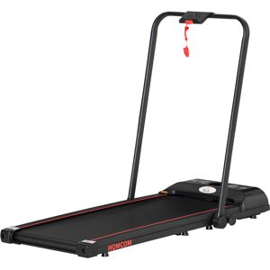 HOMCOM Folding Walking Treadmill for Home, Office, Fitness Studio, Training Room Aerobic Walking Exercise Machine LED Display