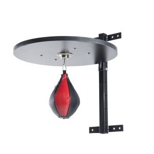HOMCOM Speedball Platform with Punch Bag, Swivel Bracket for MMA Training & Workout, Includes Ball
