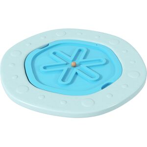 ZONEKIZ Balance Board, 2-in-1 Wobble and Stability Trainer for Kids, with Play Ball, Blue