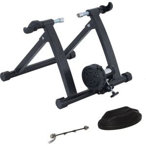 HOMCOM Foldable Indoor Bike Turbo Trainer-Black