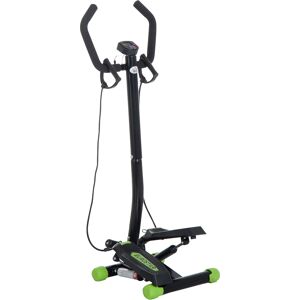 HOMCOM Free Stand Stepper, 40Lx48Wx118H cm-Black/Green HOMCOM Free Stand Stepper, 40Lx48Wx118H cm-Black/Green