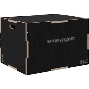 SPORTNOW 3-in-1 Wooden Plyo Box, Anti-Slip Plyometric Jump Platform, Step up Exercise Box w/ Handle Openings for Home Gym Workout Training Aosom UK SPORTNOW 3-in-1 Wooden Plyo Box, Anti-Slip Plyometric Jump Platform, Step up Exercise Box w/ Handle Openings for Home Gym Workout Training Aosom UK