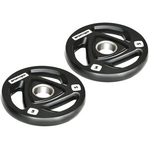 SPORTNOW Olympic Weight Plates: 2 x 5kg Tri-Grip Rubber Coated Plates with 5cm Holes, for Gym, Home & Strength Training Aosom UK SPORTNOW Olympic Weight Plates: 2 x 5kg Tri-Grip Rubber Coated Plates with 5cm Holes, for Gym, Home & Strength Training Aosom UK
