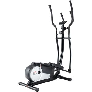 HOMCOM Elliptical Cross Trainer, Home Cardio Workout Machine w/ 8 Level Magnetic Resistance, LCD Monitor, Pulse Heart Rate Sensor and Two Wheels HOMCOM Elliptical Cross Trainer, Home Cardio Workout Machine w/ 8 Level Magnetic Resistance, LCD Monitor, Pulse Heart Rate Sensor and Two Wheels