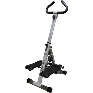 HOMCOM Stepper w/Handle Hand Grip Workout Fitness Machine For Fitness Aerobic Exercise Home Gym Grey Aosom UK HOMCOM Stepper w/Handle Hand Grip Workout Fitness Machine For Fitness Aerobic Exercise Home Gym Grey Aosom UK