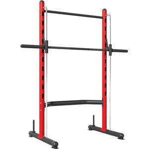 SPORTNOW Pull Up Station with Adjustable Seat, Power Tower for Chin up and Lat Pulldown Exercises, Multi-Function Fitness Equipment with Flip-Up Footplate, for Home Gym, Red SPORTNOW Pull Up Station with Adjustable Seat, Power Tower for Chin up and Lat Pulldown Exercises, Multi-Function Fitness Equipment with Flip-Up Footplate, for Home Gym, Red