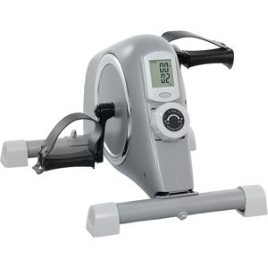 SPORTNOW Mini Exercise Bike, Sit Down Pedal Exerciser with 8-Level Quiet Magnetic Resistance and LCD Display, Portable Under Desk Bike for Arm and Leg Home Gym Office Workout, Grey SPORTNOW Mini Exercise Bike, Sit Down Pedal Exerciser with 8-Level Quiet Magnetic Resistance and LCD Display, Portable Under Desk Bike for Arm and Leg Home Gym Office Workout, Grey