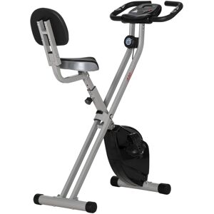HOMCOM Steel Manual Resistance Exercise Bike w/ LCD Monitor Black HOMCOM Steel Manual Resistance Exercise Bike w/ LCD Monitor Black