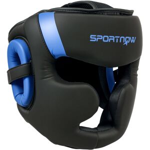 SPORTNOW Boxing Headguard, Boxing Headgear Helmet with Adjustable Strap for Kickboxing Sparring Martial Arts Karate Taekwondo, Blue SPORTNOW Boxing Headguard, Boxing Headgear Helmet with Adjustable Strap for Kickboxing Sparring Martial Arts Karate Taekwondo, Blue