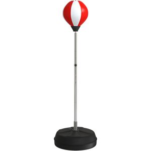 HOMCOM Punching Bag with Stand, Free Standing Boxing Set, Speed Bag with Speedball Adjustable Height from 126cm to 144cm for Teens, Red HOMCOM Punching Bag with Stand, Free Standing Boxing Set, Speed Bag with Speedball Adjustable Height from 126cm to 144cm for Teens, Red