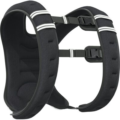HOMCOM 5KG Weighted Vest, Running Weight Vest with Adjustable Straps, Convenient Pocket and Reflective Strips, for Men and Women Cardio Exercise Strength Training Workout HOMCOM 5KG Weighted Vest, Running Weight Vest with Adjustable Straps, Convenient Pocket and Reflective Strips, for Men and Women Cardio Exercise Strength Training Workout