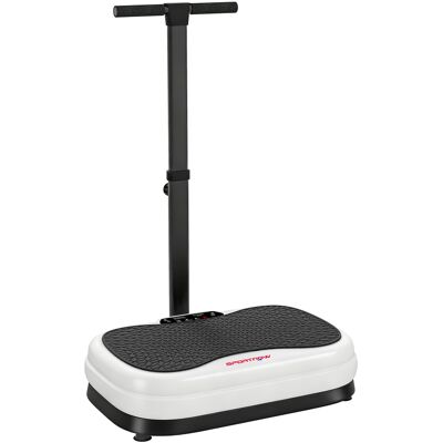 SPORTNOW Vibration Plate Exercise Machine, Quiet Vibrating Plate for Weight Loss and Lymphatic Drainage with Adjustable & Removable Handle, Remote Control, Auto or Manual Speeds SPORTNOW Vibration Plate Exercise Machine, Quiet Vibrating Plate for Weight Loss and Lymphatic Drainage with Adjustable & Removable Handle, Remote Control, Auto or Manual Speeds