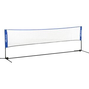 SPORTNOW 4m Badminton Net, Height Adjustable Outdoor Sports Net, with Carry Bag, for Tennis, Pickleball, Volleyball, Blue SPORTNOW 4m Badminton Net, Height Adjustable Outdoor Sports Net, with Carry Bag, for Tennis, Pickleball, Volleyball, Blue