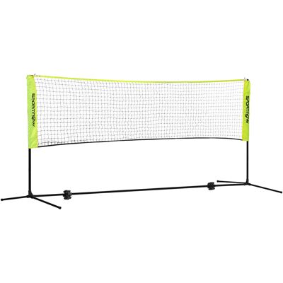 SPORTNOW Adjustable Height Badminton Net, 3m, Portable Outdoor Sports Net for Tennis, Pickleball, Volleyball, with Carry Bag Aosom UK SPORTNOW Adjustable Height Badminton Net, 3m, Portable Outdoor Sports Net for Tennis, Pickleball, Volleyball, with Carry Bag Aosom UK