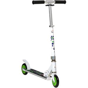 HOMCOM Foldable Kick Scooter for Children 3-8 Years, Adjustable Height, Brake, Aluminium, White