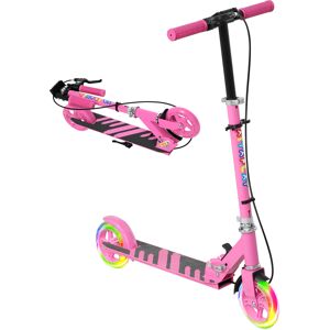 AIYAPLAY Scooter for Kids Ages 3-8 with Adjustable Handle, 2 Light up Wheels, Handbrake & Rear Brake for Girls and Boys, Pink AIYAPLAY Scooter for Kids Ages 3-8 with Adjustable Handle, 2 Light up Wheels, Handbrake & Rear Brake for Girls and Boys, Pink