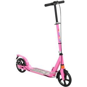 AIYAPLAY Kids Scooter with 4-Level Adjustable Handlebar, Dual Brake System, 200mm Wheels, ABEC-7 Bearings, Pink Aosom UK AIYAPLAY Kids Scooter with 4-Level Adjustable Handlebar, Dual Brake System, 200mm Wheels, ABEC-7 Bearings, Pink Aosom UK