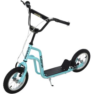 HOMCOM Kids Adjustable Steel Kick Scooter with Anti-Slip Footplate, Smooth Ride, for Boys & Girls, Blue/Black Aosom UK HOMCOM Kids Adjustable Steel Kick Scooter with Anti-Slip Footplate, Smooth Ride, for Boys & Girls, Blue/Black Aosom UK