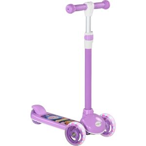 AIYAPLAY Kids 3 Wheel Scooter for 2-6 Years Old w/ Adjustable Height, LED Light, TPE Handlebar, Purple Aosom UK AIYAPLAY Kids 3 Wheel Scooter for 2-6 Years Old w/ Adjustable Height, LED Light, TPE Handlebar, Purple Aosom UK