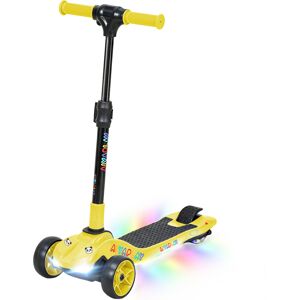 AIYAPLAY Three-Wheel Foldable Electric Scooter for Kids Aged 6-10 Years, Yellow AIYAPLAY Three-Wheel Foldable Electric Scooter for Kids Aged 6-10 Years, Yellow