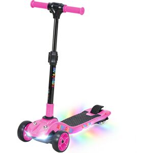 AIYAPLAY Three-Wheel Foldable Electric Scooter for Kids Aged 6-10 Years, Pink AIYAPLAY Three-Wheel Foldable Electric Scooter for Kids Aged 6-10 Years, Pink