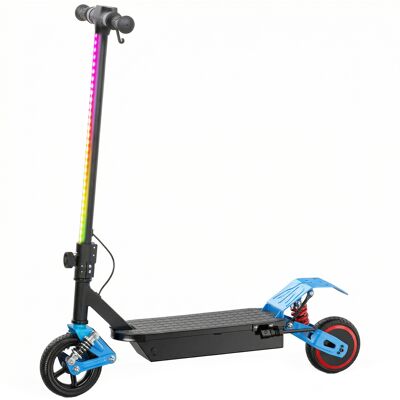AIYAPLAY Foldable Kids Electric Scooter with LCD Display, Dual Shock Absorption, Up to 15 KM/H, Max Range 6 KM for Age 6-14, Blue AIYAPLAY Foldable Kids Electric Scooter with LCD Display, Dual Shock Absorption, Up to 15 KM/H, Max Range 6 KM for Age 6-14, Blue