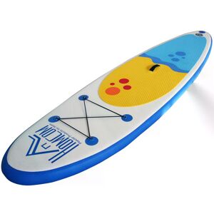 HOMCOM Stand Up Paddle Board, Inflatable with Adjustable Aluminium Paddle, Non-Slip Deck & ISUP Accessories, Carry Bag, Blue