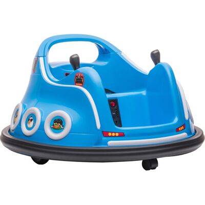 AIYAPLAY Angry Bird Licensed Waltzer Car, 12V Kids Bumper Car w/ Joysticks, Remote, Music LED Lights - Blue AIYAPLAY Angry Bird Licensed Waltzer Car, 12V Kids Bumper Car w/ Joysticks, Remote, Music LED Lights - Blue
