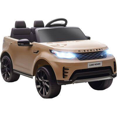 AIYAPLAY Land Rover Discovery Licensed 12V Kids Electric Car with Remote, 4 Wheel Suspension, Slow Start, Lights, Music, Khaki AIYAPLAY Land Rover Discovery Licensed 12V Kids Electric Car with Remote, 4 Wheel Suspension, Slow Start, Lights, Music, Khaki