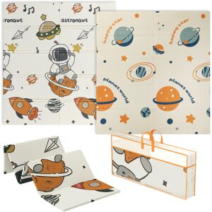 AIYAPLAY Space-Themed Baby Plat Mat Double Sided, Foldable, Water-Resistant for Outdoor/Indoor, 177 x 146 x 1.5cm AIYAPLAY Space-Themed Baby Plat Mat Double Sided, Foldable, Water-Resistant for Outdoor/Indoor, 177 x 146 x 1.5cm