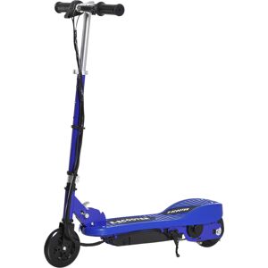 HOMCOM Kids Folding Electric Bike Children E Scooter Ride on Toy 2x12V Recharge Battery 120W Adjustable Height PU Wheels Suitable for 7 - 14 yrs Blue