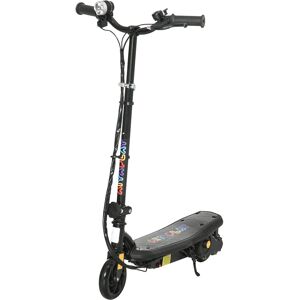 HOMCOM Foldable Electric Scooter, with LED Headlight, for Ages 7-14 Years - Black