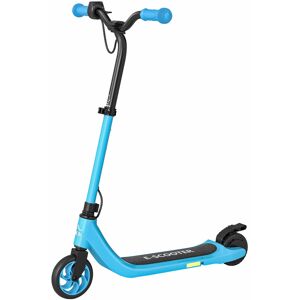 HOMCOM Electric Scooter, 120W Motor E-Scooter w/ Battery Display, Adjustable Height, Rear Brake for Ages 6+ Years - Blue HOMCOM Electric Scooter, 120W Motor E-Scooter w/ Battery Display, Adjustable Height, Rear Brake for Ages 6+ Years - Blue
