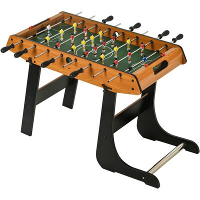 HOMCOM Folding Football Gaming Table Mini Foosball Soccer Table for Family Fun Kids Toy Indoor Play Sports HOMCOM Folding Football Gaming Table Mini Foosball Soccer Table for Family Fun Kids Toy Indoor Play Sports