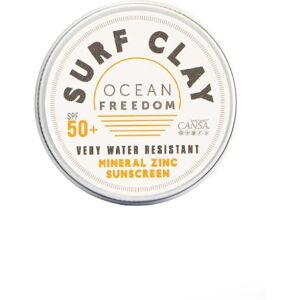 Ocean Freedom Surf Clay Mineral Zinc Sun Cream SPF 50+ Tin 50g - - Size: ONESIZE Ocean Freedom Surf Clay Mineral Zinc Sun Cream SPF 50+ Tin 50g - - Size: ONESIZE