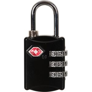 Mountain Warehouse TSA Combination Padlock - Black - Black - Size: ONE Mountain Warehouse TSA Combination Padlock - Black - Black - Size: ONE
