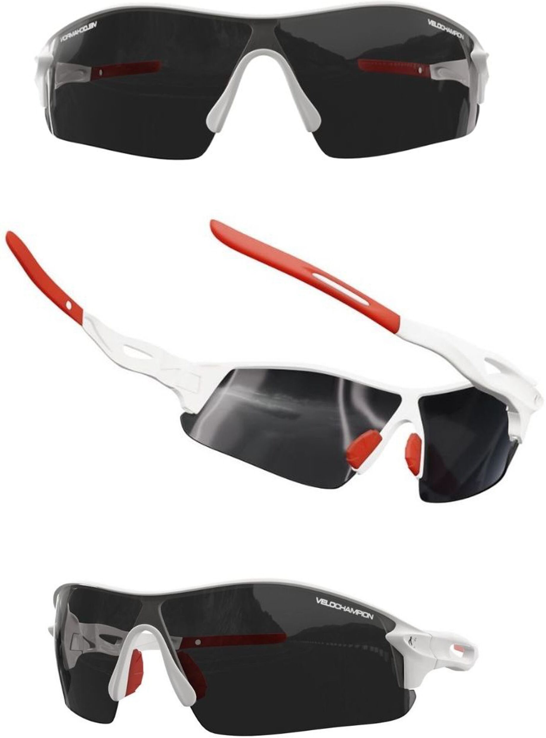 VeloChampion Kids Warp Sports Sunglasses UV400 - - Size: ONESIZE