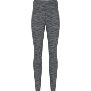 Mountain Warehouse Breathe & Balance High-Waisted Womens Leggings - Black - Black - Size: 18 Mountain Warehouse Breathe & Balance High-Waisted Womens Leggings - Black - Black - Size: 18