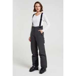 Mountain Warehouse Chalet Extreme Womens Waterproof Ski Pants - Grey - Grey - Size: 12 Mountain Warehouse Chalet Extreme Womens Waterproof Ski Pants - Grey - Grey - Size: 12