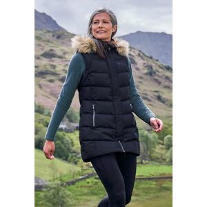 Mountain Warehouse Isla Extreme Womens Down Gilet - Black - Black - Size: 20 Mountain Warehouse Isla Extreme Womens Down Gilet - Black - Black - Size: 20