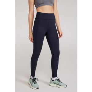 Mountain Warehouse Contin Womens Thermal Hiking Leggings - Navy - Navy - Size: 6 Mountain Warehouse Contin Womens Thermal Hiking Leggings - Navy - Navy - Size: 6
