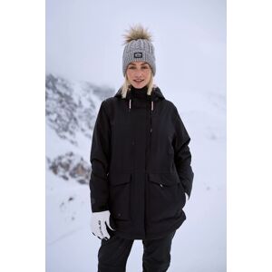 Animal Tignes Womens Snow Jacket - Black - Black - Size: 6 Animal Tignes Womens Snow Jacket - Black - Black - Size: 6