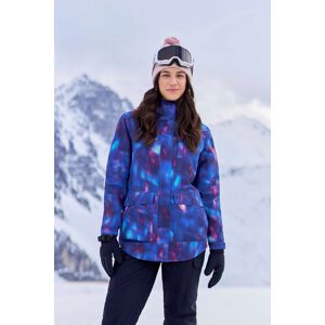 Animal Tignes Printed Womens Snow Jacket - Purple - Purple - Size: 16 Animal Tignes Printed Womens Snow Jacket - Purple - Purple - Size: 16