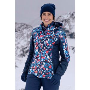 Mountain Warehouse Dawn II Womens Printed Ski Jacket - Teal - Teal - Size: 10 Mountain Warehouse Dawn II Womens Printed Ski Jacket - Teal - Teal - Size: 10