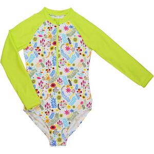 Splash About Girl's Jungle Lime Sunsuit Swimming Costume - Splash About Girl's Jungle Lime Sunsuit Swimming Costume -