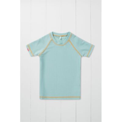 Grass & Air Ribbed Kids Rash Vest - Grass & Air Ribbed Kids Rash Vest -