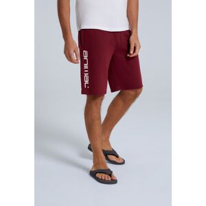 Animal Unwind Mens Organic Shorts - Burgundy - Burgundy - Size: XS